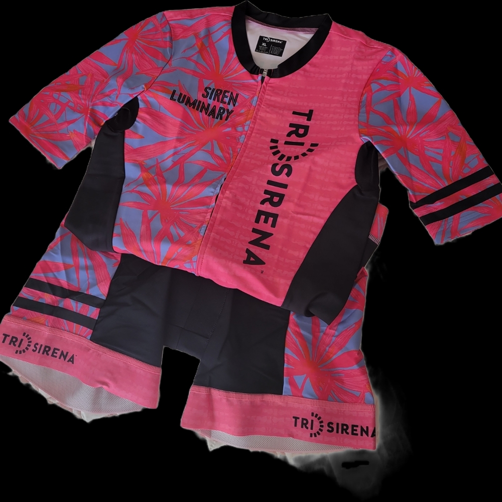 Brand New Tri Sirena Size XL Triathlon Cycling Kit